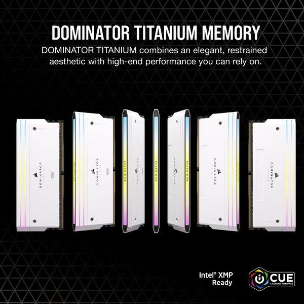 Ram DDR5 32GB Corsair Dominator Titanium White 6000MHz (2x16GB)