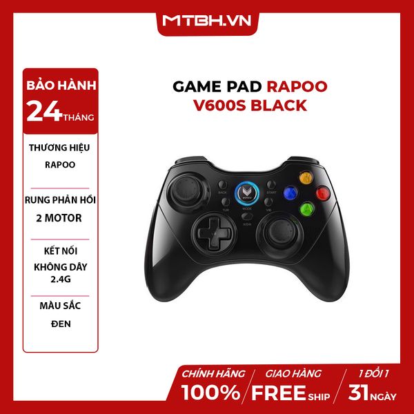 Tay Cầm Game Rapoo V600S Wireless Black