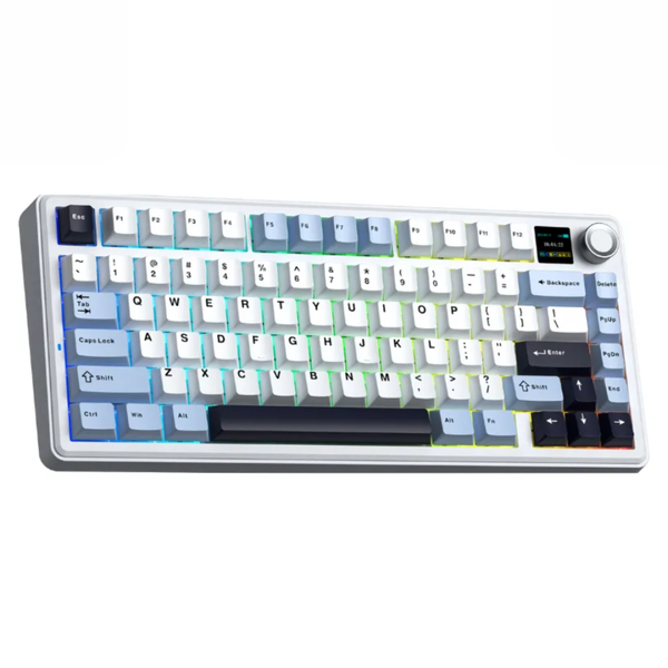 BÀN PHÍM CƠ AULA F75 MAX GAMING 3 MODE (Xanh Nhạt, Trắng, Tím Đậm, Reaper switch)