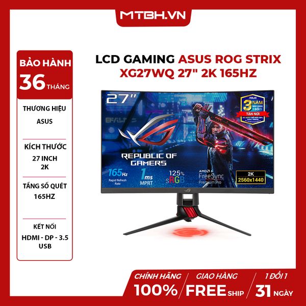 MÀN HÌNH LCD GAMING ASUS ROG STRIX XG27WQ 27