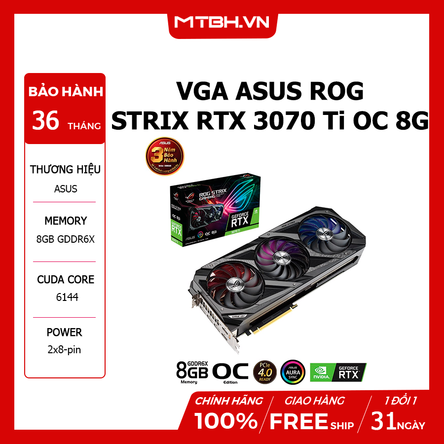Asus Rog Strix Geforce Rtx 3070 VGA Asus ROG STRIX RTX 3070 Ti OC