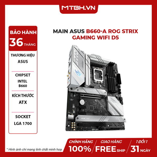 Main Asus B660-A ROG STRIX GAMING WIFI D5