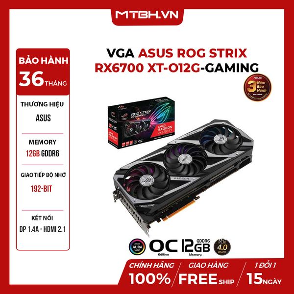 VGA ASUS ROG STRIX RX 6700 XT O12G GAMING