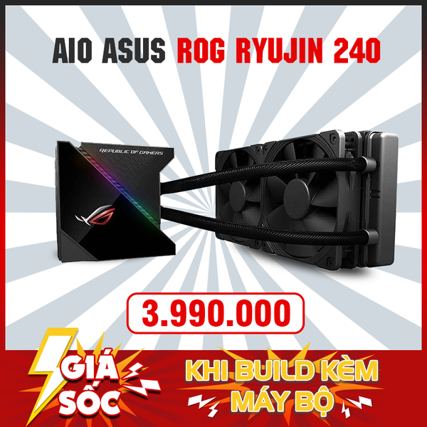 TẢN NHIỆT NƯỚC ASUS ROG RYUJIN 240 AIO - 36TH