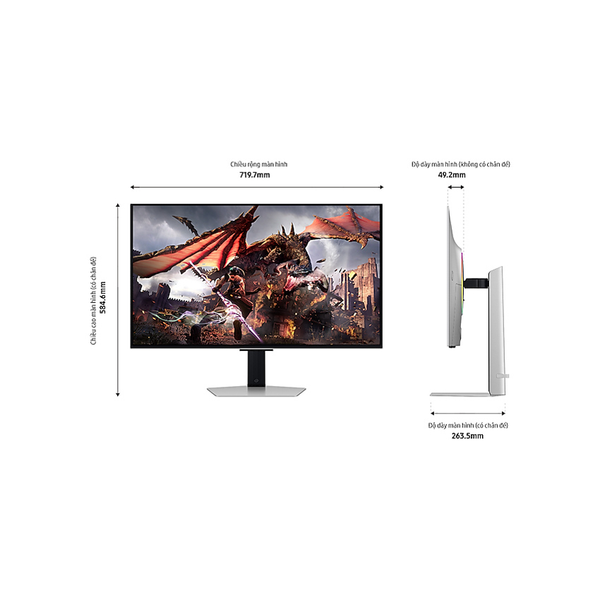 MÀN HÌNH LCD SAMSUNG ODYSSEY G8 LS32DG802SEXXV 32