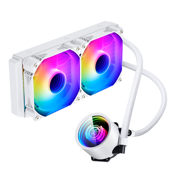 Tản Nhiệt Nước AIO Segotep Be Iced II ITX 240 ARGB White