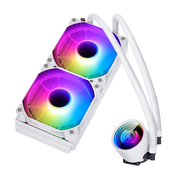 Tản Nhiệt Nước AIO Segotep Be Iced II ITX 240 ARGB White