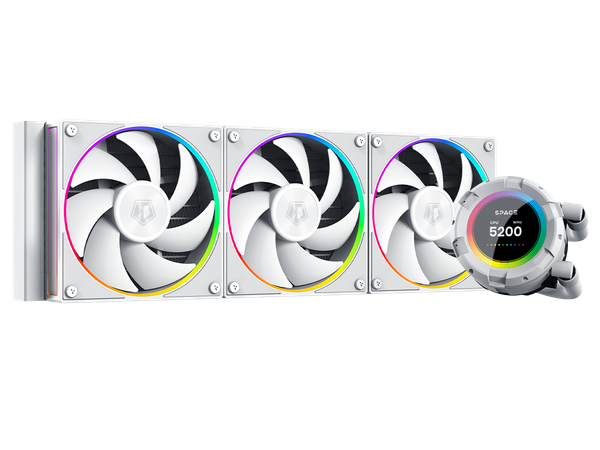 BỘ TẢN NHIỆT NƯỚC ID-COOLING SPACE SL360 WHITE - LCD 2.1