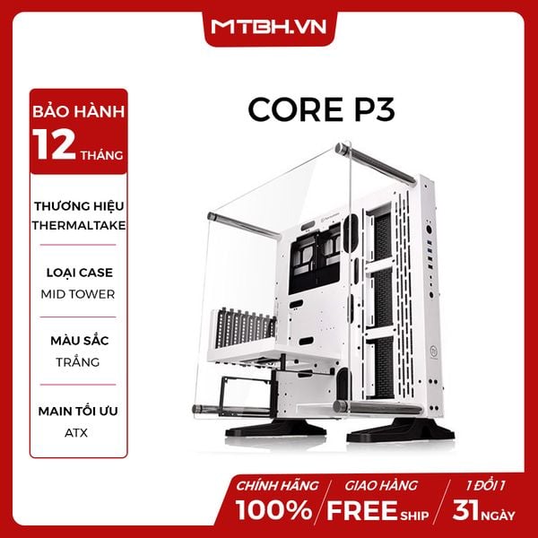 CASE Thermaltake Core P3 White EDITION new