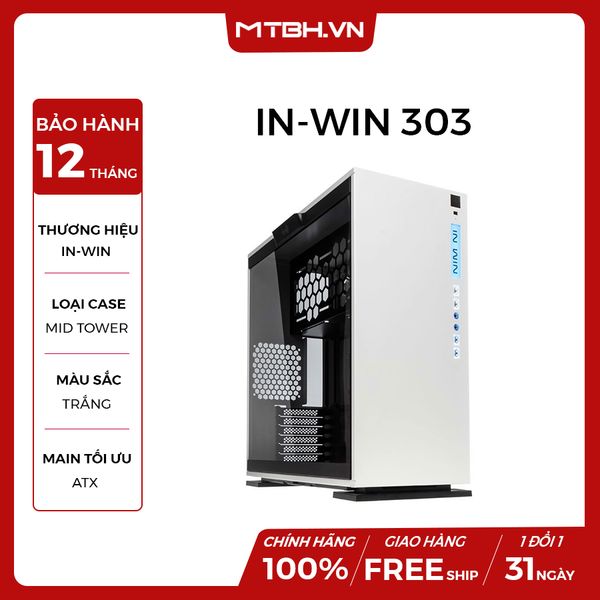 CASE IN-WIN 303 WHITE NEW