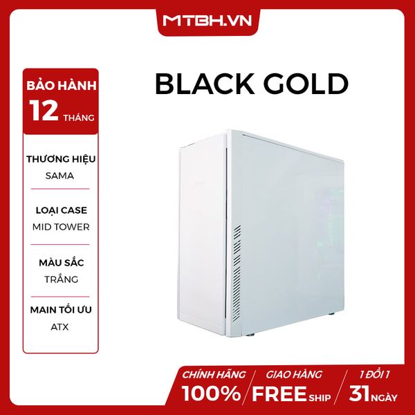 CASE SAMA BLACK GOLD TRẮNG NEW