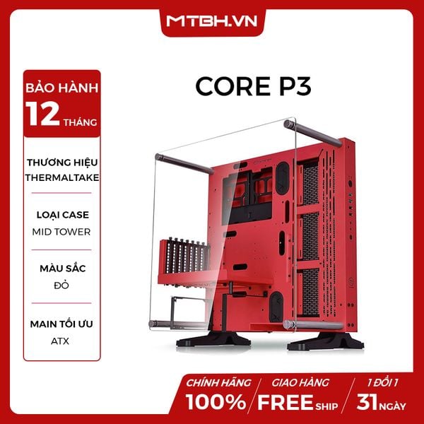 CASE Thermaltake Core P3 RED EDITION