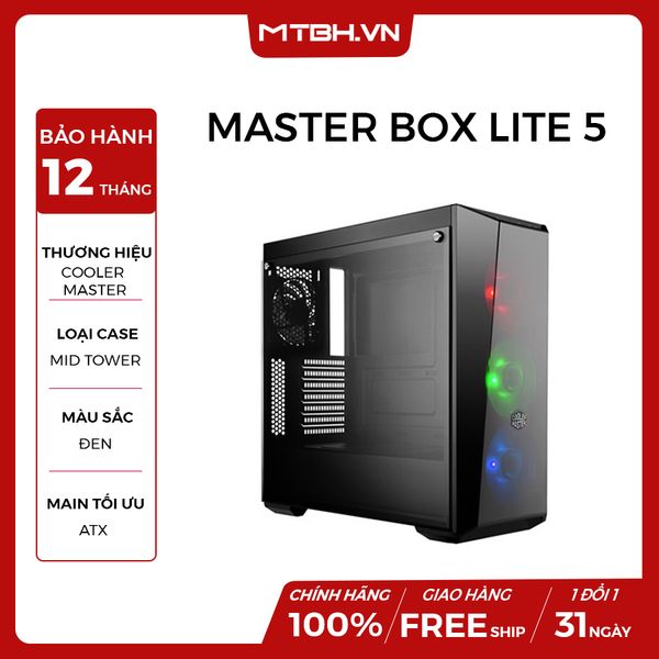 CASE COOLER MASTER MASTERBOX LITE 5 RGB NEW