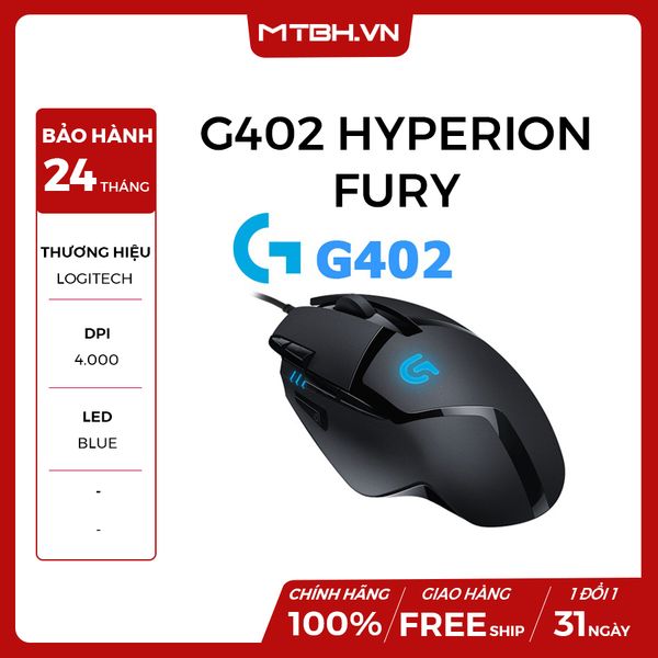 CHUỘT LOGITECH G402 HYPERION FURY NEW