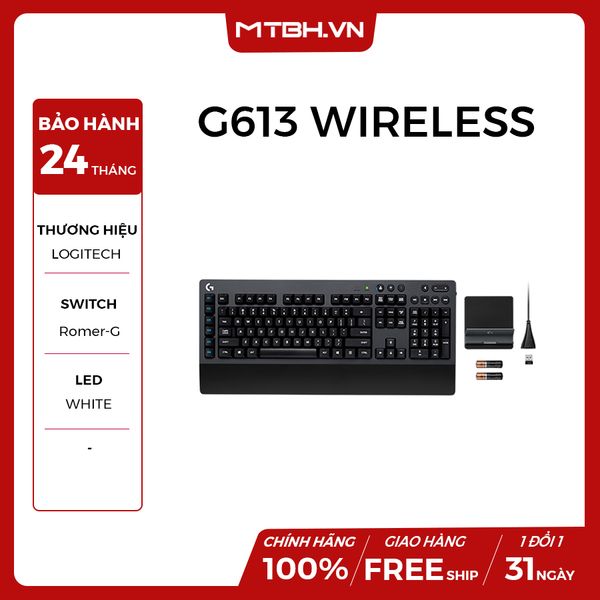 BÀN PHÍM CƠ LOGITECH G613 PLAY ADVANCED WIRELESS