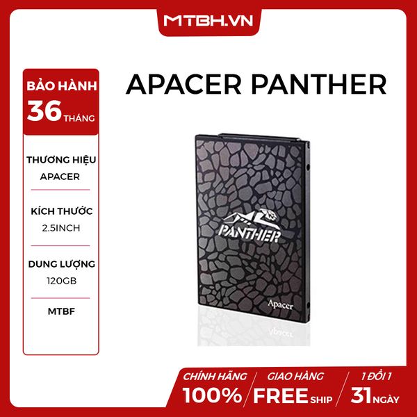 SSD APACER 120GB PANTHER AS340 NEW BH 36TH