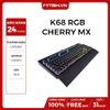 BÀN PHÍM CƠ CORSAIR K68 RGB MX BLUE NEW