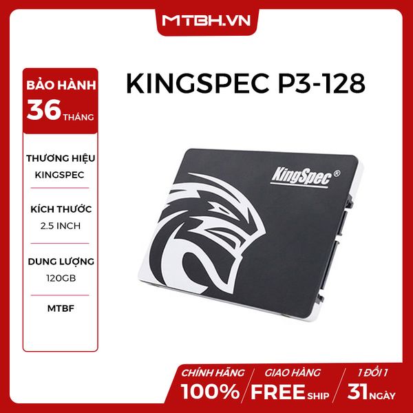 SSD KINGSPEC 128GB P3-128 NEW
