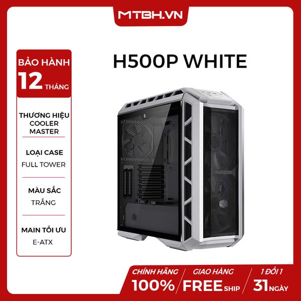 CASE COOLER MASTER H500P WHITE NEW