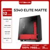 CASE NZXT S340 ELITE MATTE MID TOWER BLACK/RED NEW