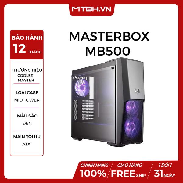 CASE COOLER MASTER MASTERBOX MB500 RGB NEW