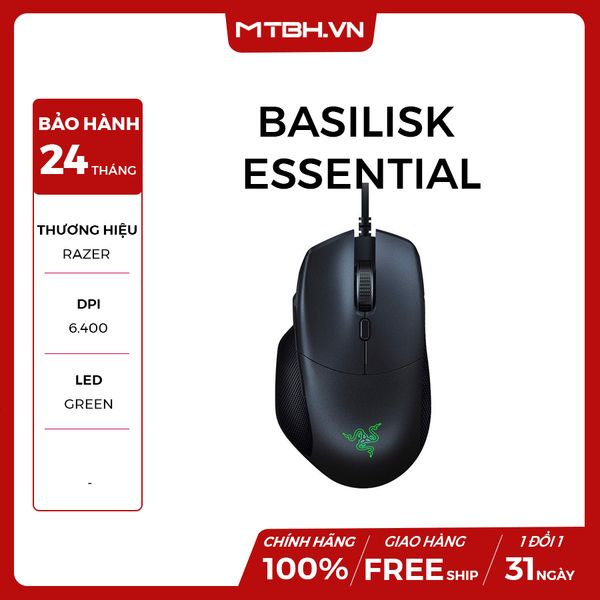 CHUỘT RAZER BASILISK ESSENTIAL- RIGHT-HANDED GAMING