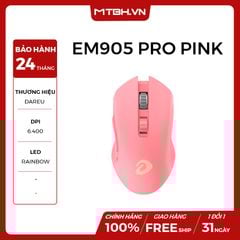 CHUỘT DAREU EM905 PRO PINK (Wireless)