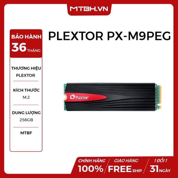 SSD PLEXTOR 256GB-PX-256M9PEG (M2/2280) NVMe