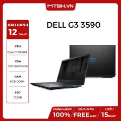 LAPTOP DELL GAMING G3 INSPRION 3590-70191515 | i7-9750H | 8GB RAM | SSD 512GB | VGA Nvidia GeForce GTX 1660Ti 6GB | 15.6'' FHD | Win10