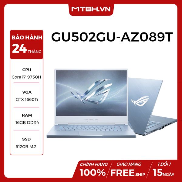 LAPTOP ASUS ROG Zephyrus M GU502GU-AZ089T Geforce GTX 1660Ti 6GB Intel Core i7 9750H 16GB 512GB 15.6″ FHD IPS 240Hz 3ms Perkey RGB Win 10