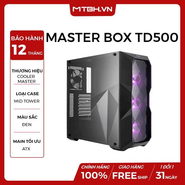 CASE COOLER MASTER MASTER BOX TD500 Mesh ARGB