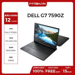 LAPTOP DELL GAMING G7 INSPIRON 7590 N7590Z GEFORCE RTX 2060 6GB INTEL CORE I7 9750H 256GB 1TB HDD 16GB 15.6 FHD IPS 144HZ WIN 10
