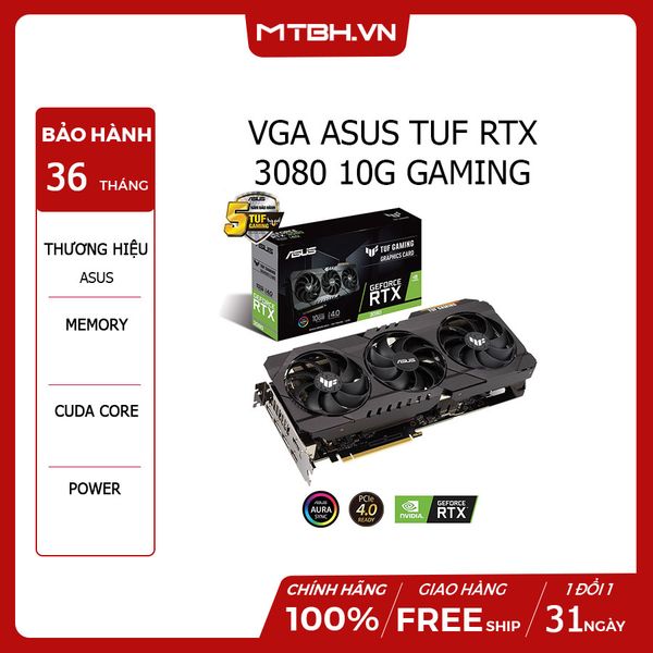 VGA ASUS RTX 3080 TUF 10G GAMING