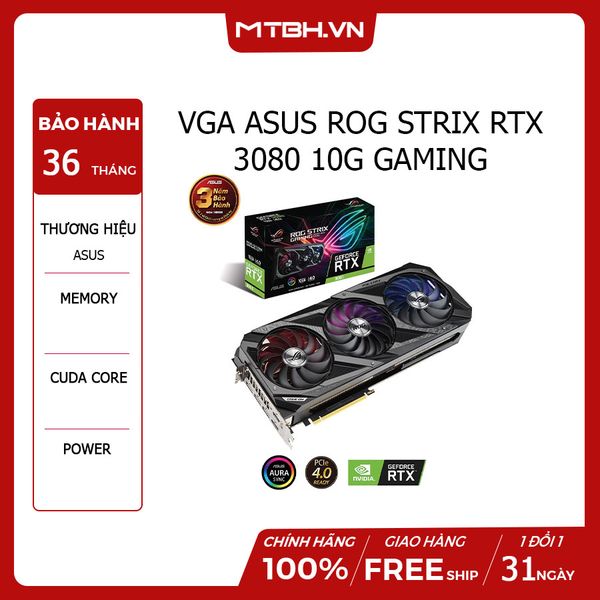 VGA ASUS ROG STRIX RTX 3080 10G GAMING