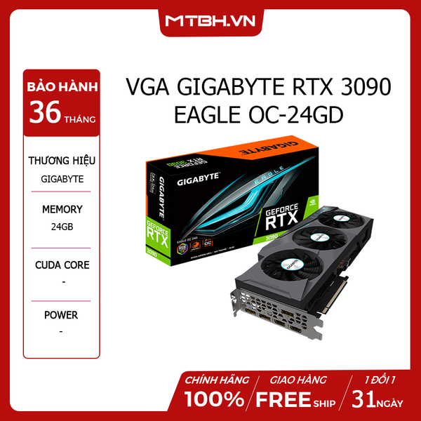 VGA GIGABYTE RTX 3090 EAGLE OC-24GD