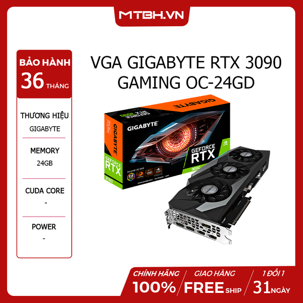 VGA GIGABYTE RTX 3090 GAMING OC-24GD