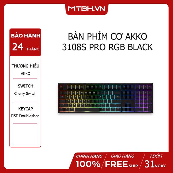 BÀN PHÍM CƠ AKKO 3108S PRO RGB BLACK