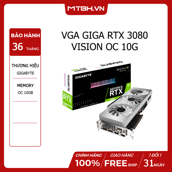 VGA GIGA RTX 3080 VISION OC 10G