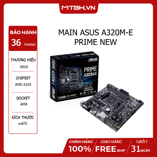 MAIN ASUS A320M-E PRIME NEW