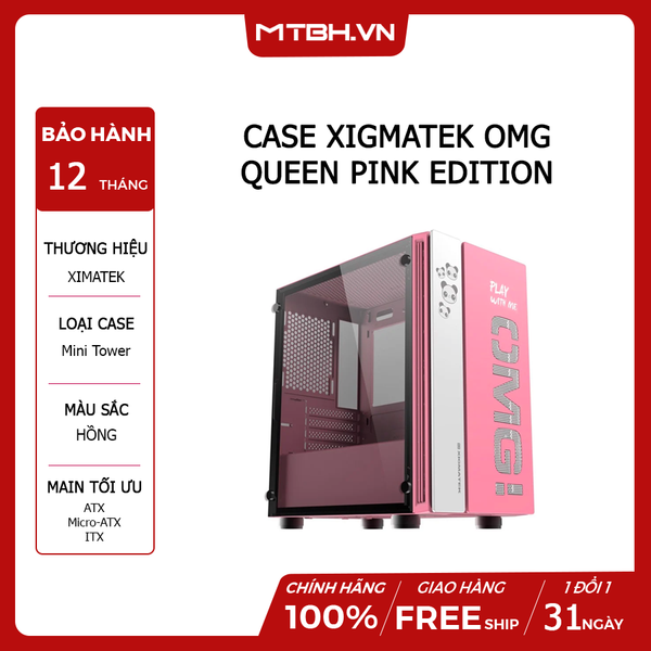 CASE XIGMATEK OMG QUEEN PINK EDITION