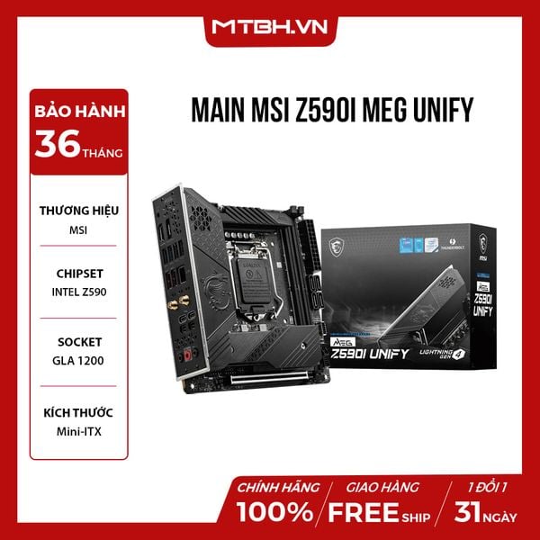 MAIN MSI Z590i MEG UNIFY