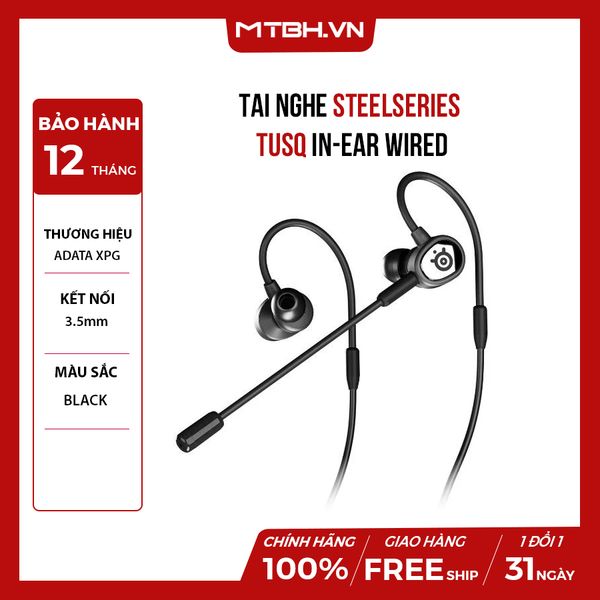 Tai Nghe Steelseries Tusq In-Ear wired