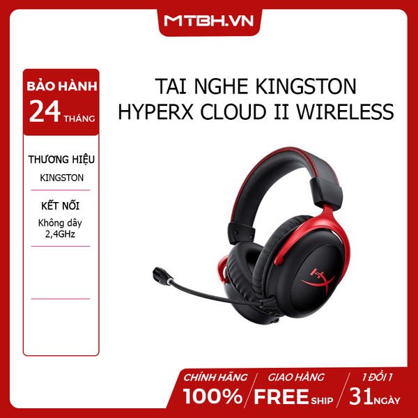 Tai nghe HP HyperX Cloud II Wireless