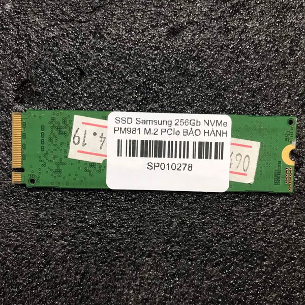 SSD Samsung 256Gb NVMe PM981 M.2 PCIe BẢO HÀNH 1TH