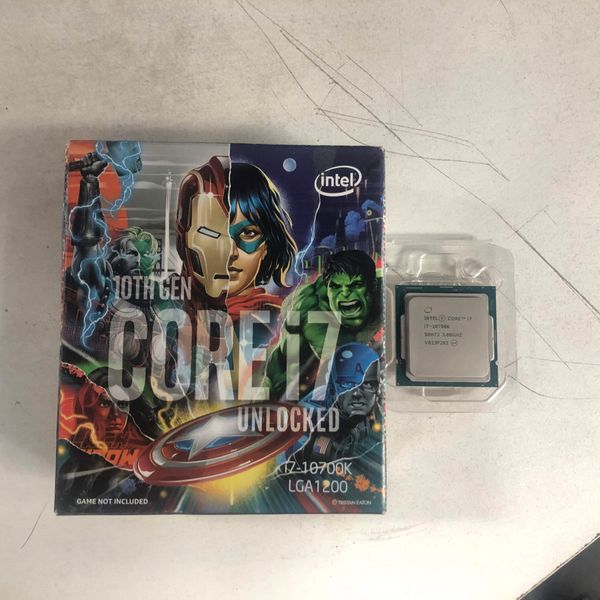 CPU INTEL CORE i7 10700KA (3.8GHz turbo up to 5.1GHz, 8 nhân 16 luồng, 16MB Cache) 10TH 2ND BOX CHÍNH HÃNG