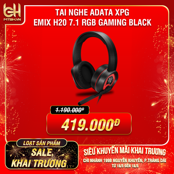 TAI NGHE ADATA XPG EMIX H20 7.1 RGB GAMING BLACK