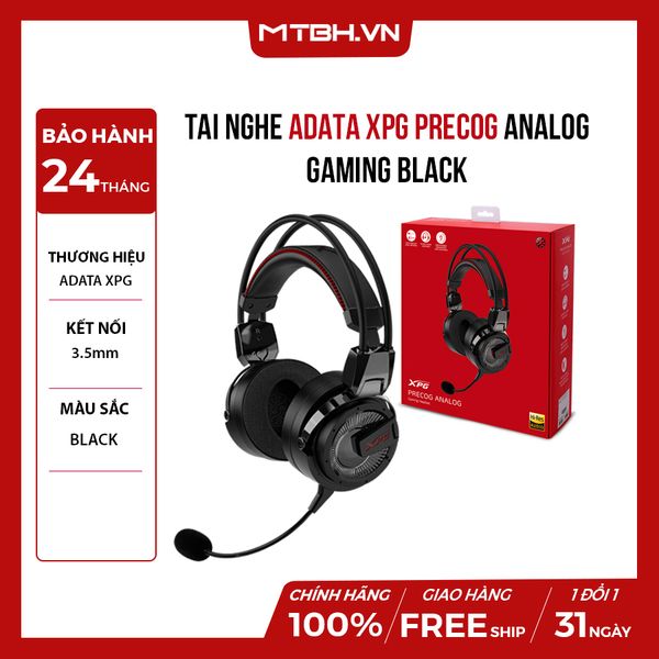 TAI NGHE ADATA XPG PRECOG ANALOG GAMING BLACK