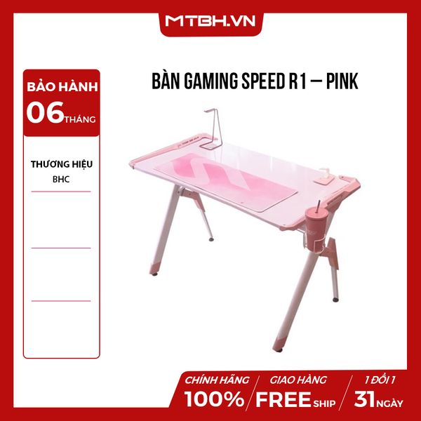 BÀN GAMING Speed R1 – Pink