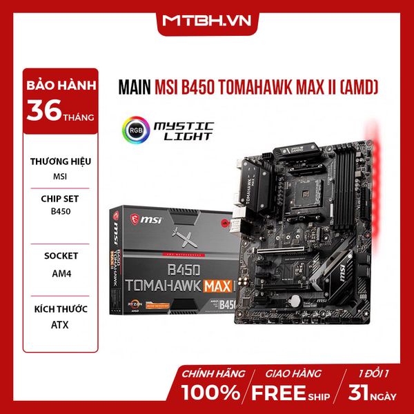 MAIN MSI B450 TOMAHAWK MAX II (AMD)