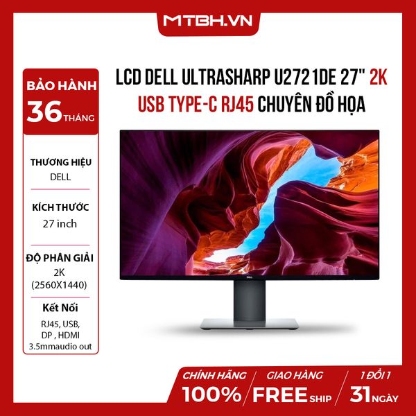 MÀN HÌNH LCD DELL ULTRASHARP U2721DE 27